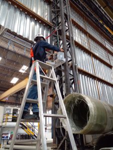 Instalación Sistema de Alarmas planta Dimel Ingenieria