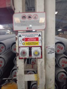 Mandos de Activación y desactivación  planta Dimel Ingenieria