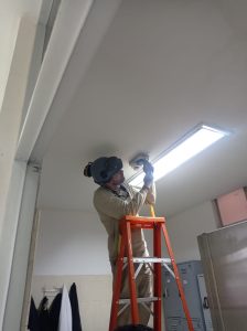 Sensores de humo instalados en en Química Básica